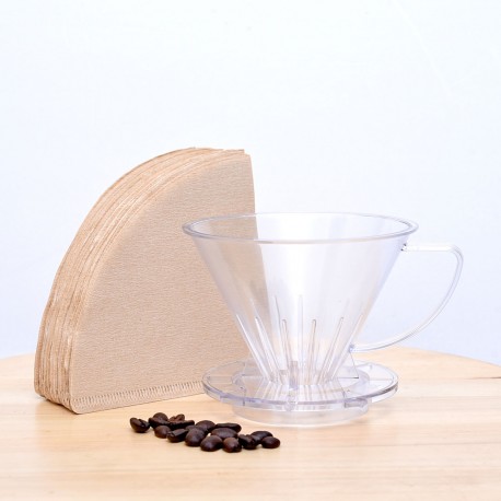 Pourover Dripper 02 with Paper Filter, 100pcs/pak