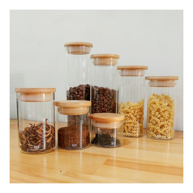 Airtight Glass Canister 90 1000 ml SUJI