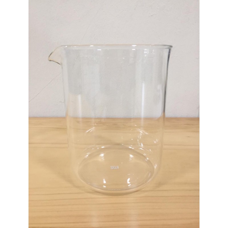 Replacement Glass for French Press 4 Cups, 500 ml, 17 oz SUJI