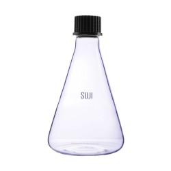 Bottle Conical 500ml, Screw Cap. GL 32, Black
