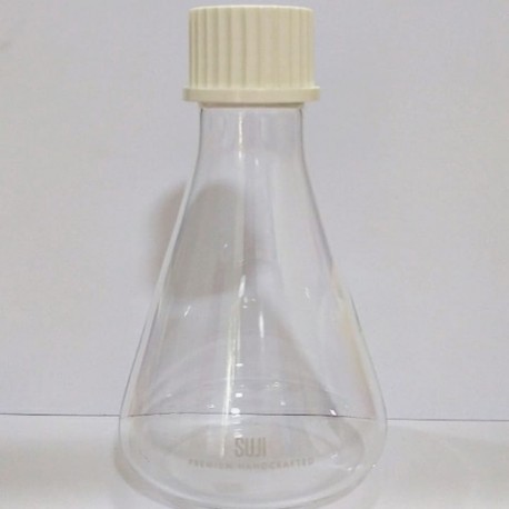 Bottle Conical 250 ml, Screw Cap, GL 32, White