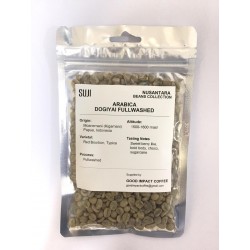 Green Bean Coffee Arabica, Papua, Dogiyai Fullwashed, 125 gr