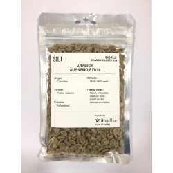 Green Bean Coffee Arabica, Colombia, Supremo S17/18 125 gr