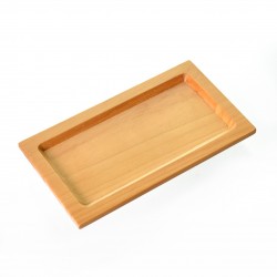 Wood Tray uk. 182 x 100 x 20 mm, Ziana Carafe
