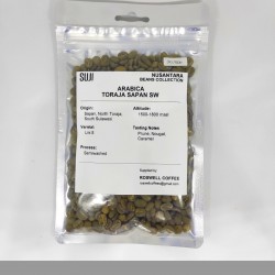 Green Bean Coffee Arabica, Sulawesi, Toraja Sapan 125 gr