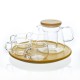 Roca Teaset with 4 cups