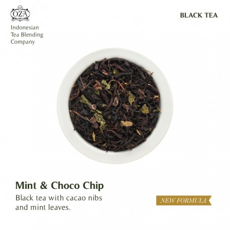 Mint & Choco Chip Pouch 6 gr, Oza Tea, Black Tea
