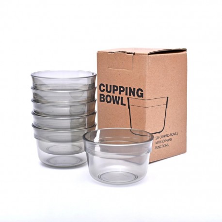 Coffee Cupping Bowl Plastic (Grey) SUJI Premium