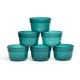 Coffee Cupping Bowl Plastic Set of 6 (Emerald) SUJI Premium