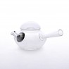 Yokode Teapot 350 ml Lid Semicircle with Stainless Steel Strainer