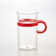 Mug 250 ml, Plastic Handle, Red