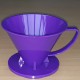 Pourover Dripper 02 Purple Solid