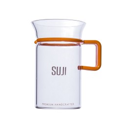 Mug 90ml, Plastic Handle, Orange
