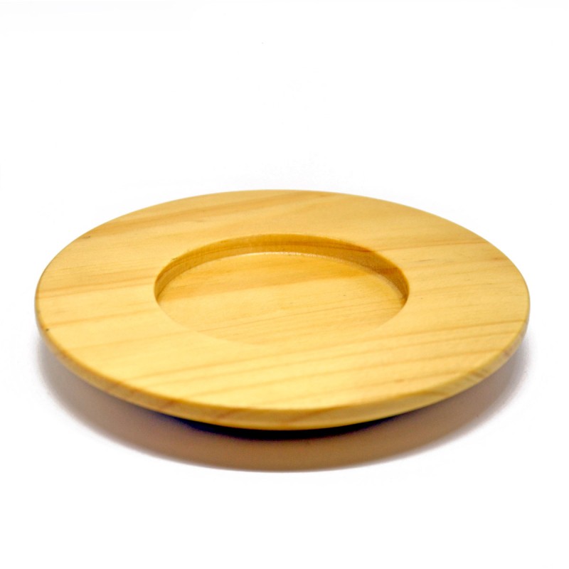 Wood Saucer Ø 140 x 20 mm SUJI